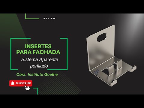 Insert para Fixação para fachada ventilada - Sistema Perfilado